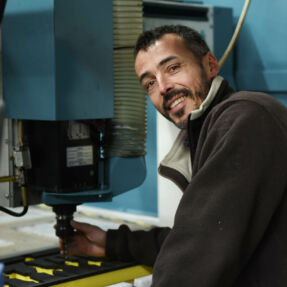 Polystyrene replacement cushioning foam machining