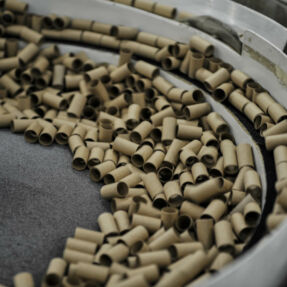 Sorting cardboard tubes Sorting EM2 cardboard tubes